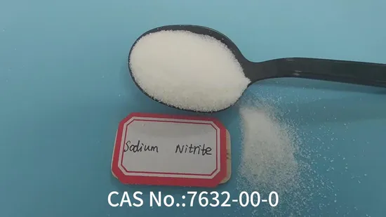 Additivo alimentare Nitrito di sodio al 99% utilizzato come protettore del colore per prodotti a base di carne N. CAS 7632
